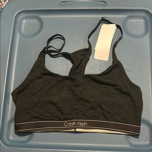 Calvin Klein Black Racerback Bra